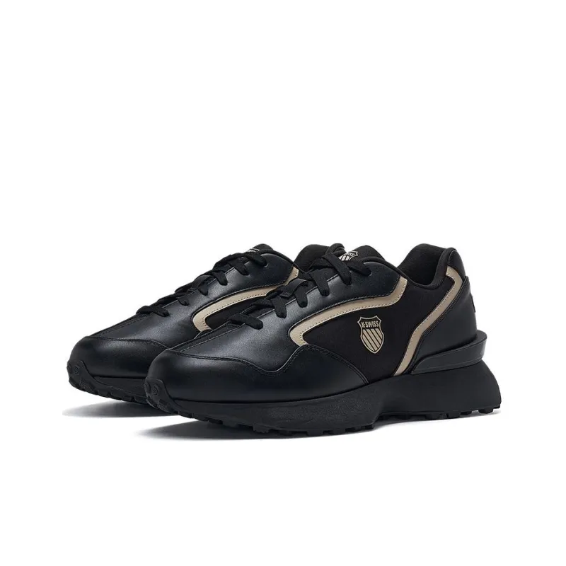 KSWISS Bristol Geneva Shock Absorbers With Slip Resistant Features Low Top Sports Casual Shoes Men's Black-2