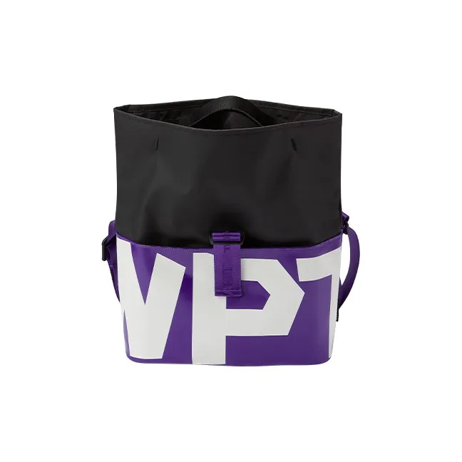 WPT PVC Messenger Bag Commute Shoulder Bag Crossbody Bag Large Size Unisex Black-23