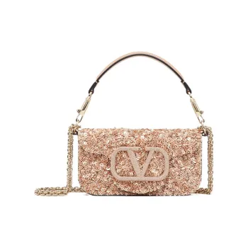 Valentino VLogo Sequin Embellished Mini Shoulder Bag