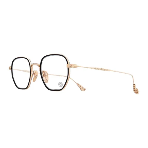 Chrome Hearts Eyeglass Frames Unisex Rose Gold