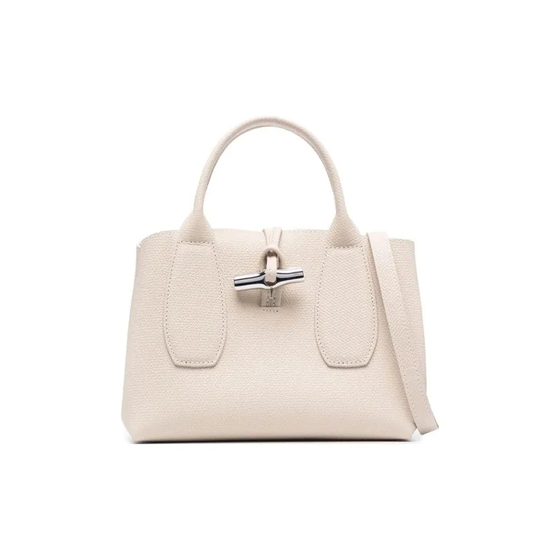 LONGCHAMP Small Roseau Leather Tote Bag-0