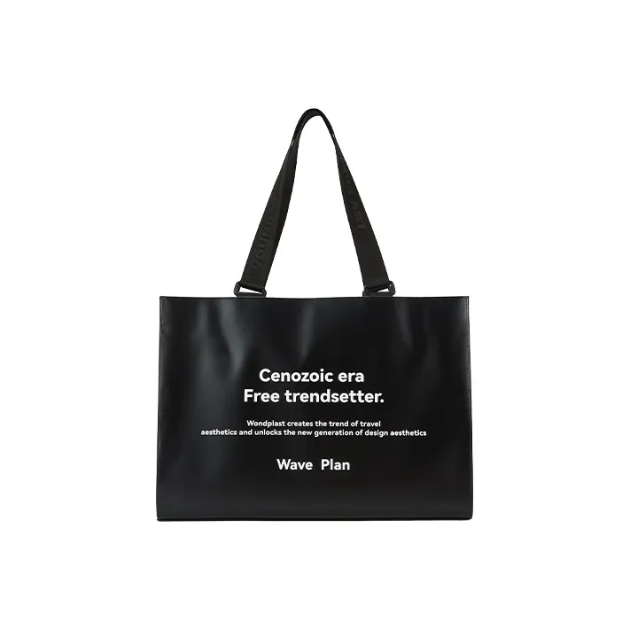 WPT PVC Tote Bag Shopping Bag Shoulder Bag Large Size Unisex Multicolor-3