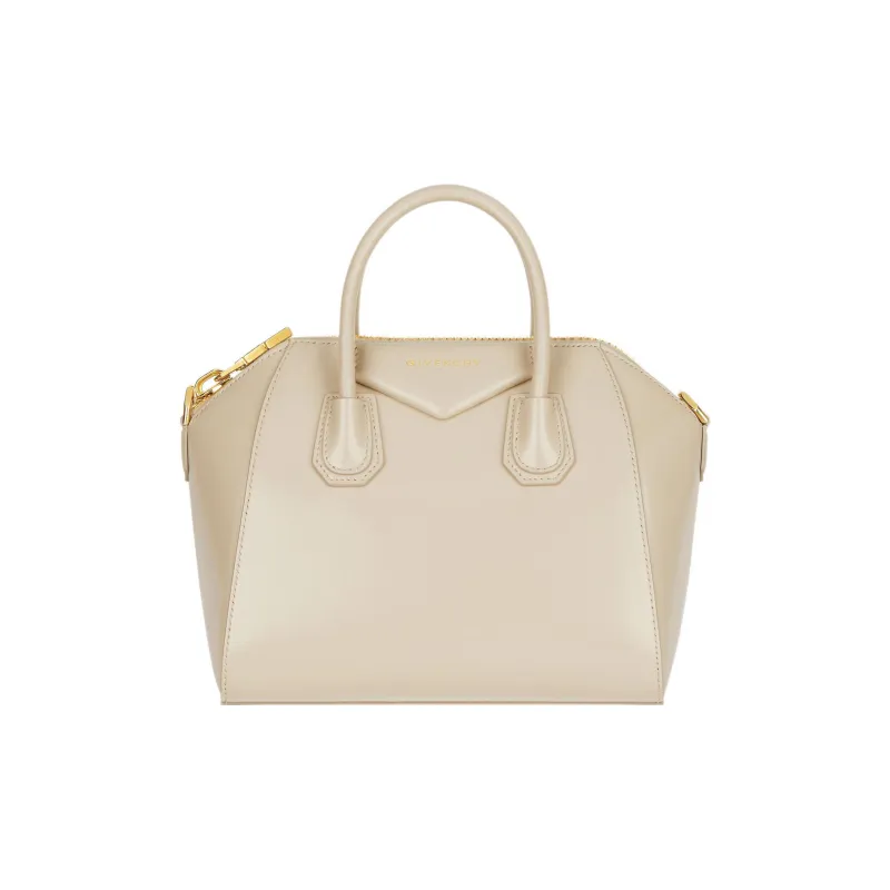 GIVENCHY Antigona Calfskin Shoulder Bag Crossbody Bag Handbag Small Size Women's Natural Beige-0
