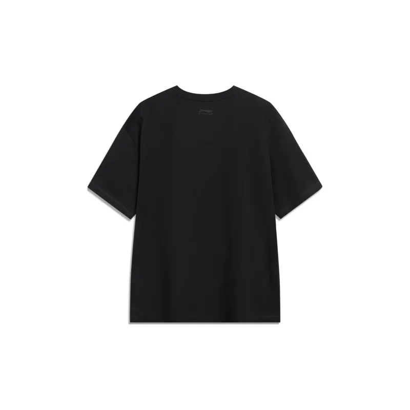 LiNing Sports Life Collection T Shirt Unisex Black-1