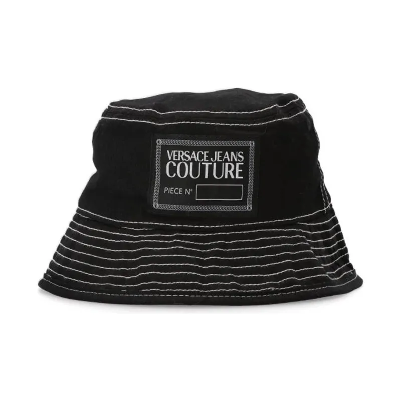 VERSACE Bucket Hats Men Black-0