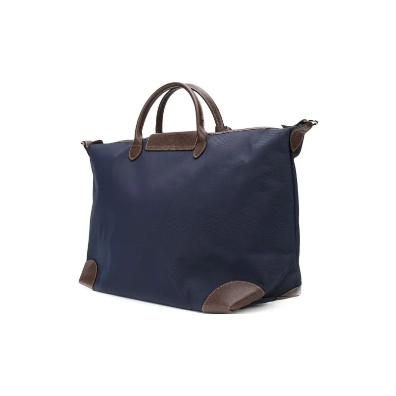 LONGCHAMP Boxford Fabric Short Handle Portable Dumpling Bag Travel Bag Tubas Unisex Blue-1