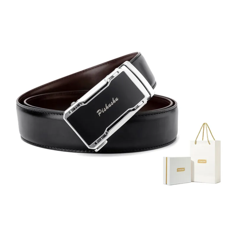 PISHUSHU Leather Belts Men-7