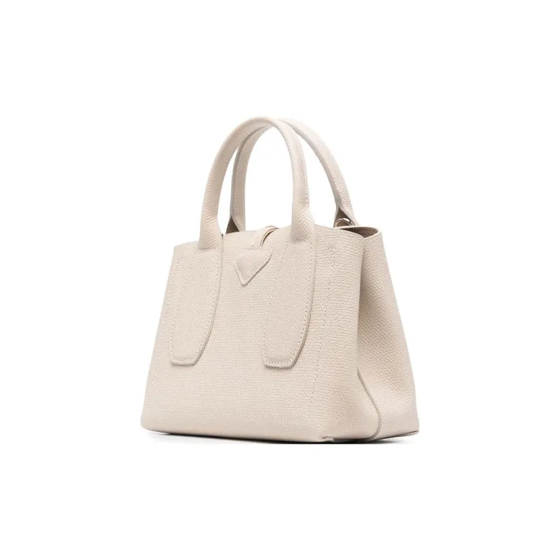 LONGCHAMP Small Roseau Leather Tote Bag-1
