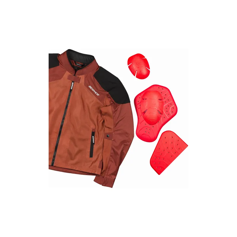SCOYCO Motorcycle Jacket Men's JK182 Red-2