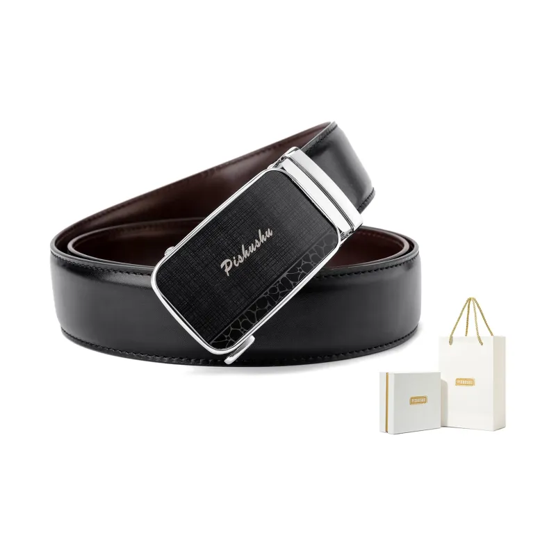 PISHUSHU Leather Belts Men-9