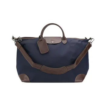 LONGCHAMP Boxford Fabric Short Handle Portable Dumpling Bag Travel Bag Tubas Unisex Blue