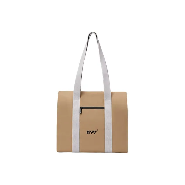 WPT PU Nylon One Shoulder Portable Tote Large Size Women's Multicolor-17