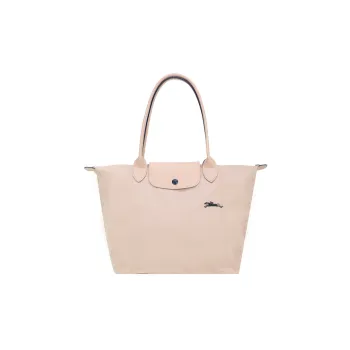 LONGCHAMP Le Pliage Club Canvas With Leather Canvas Bag, Tote Bag, Handbag, Shoulder Bag Women's Light Pink