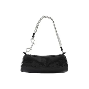 Vivienne Westwood Polyester Cylinder Bag Handbag Shoulder Bag Women's Black