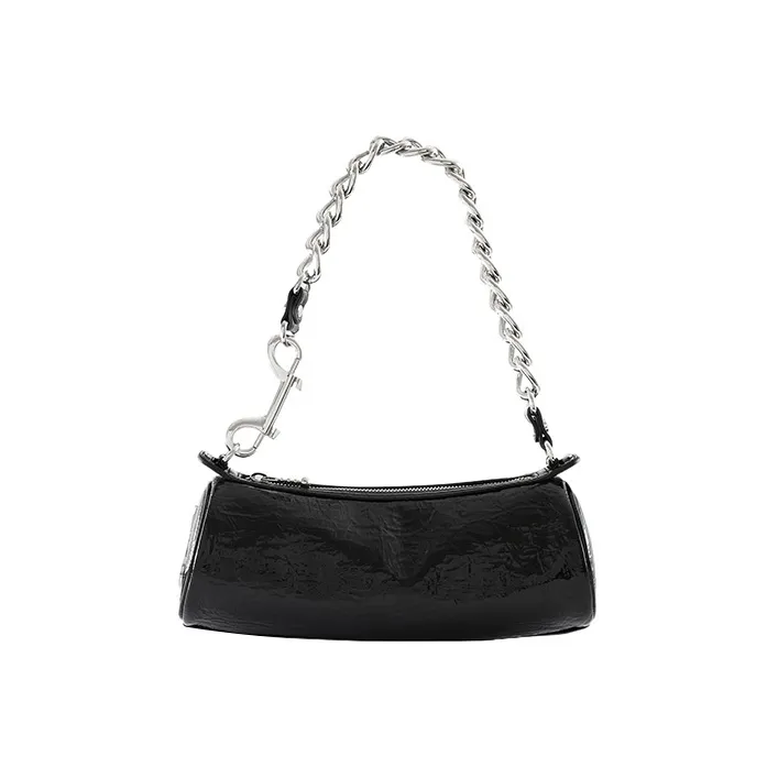 Vivienne Westwood Polyester Cylinder Bag Handbag Shoulder Bag Women's Black-0