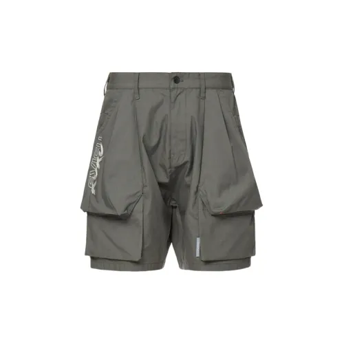 EVISU Cargo Shorts Men Dark Gray