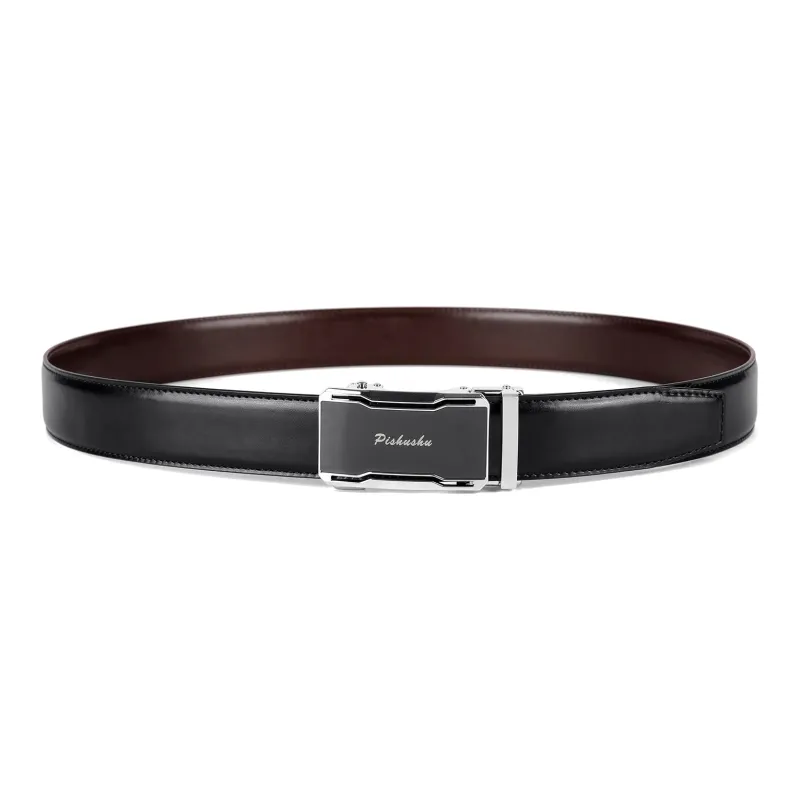 PISHUSHU Leather Belts Men-4