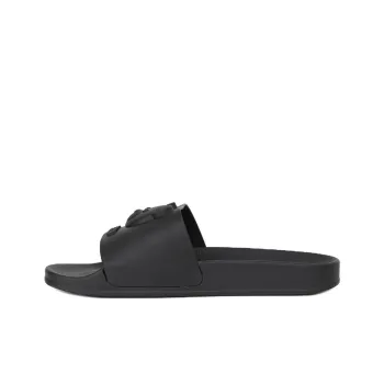 MOSCHINO Rubber Sole Slide Slippers Men's Black