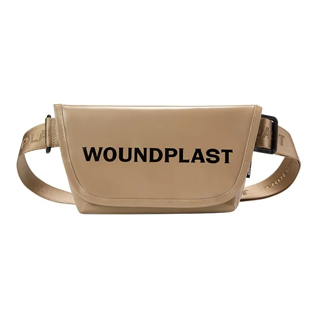 WPT PVC Leather Commute Crossbody Bag Small Size Unisex Black-11