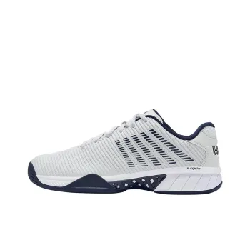 KSWISS Shock Absorbers With Slip Resistant Features Low Top Tennis Shoes Men's White Gray Blue