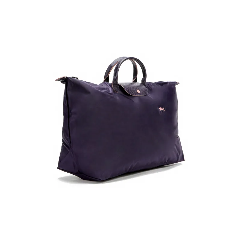 LONGCHAMP Le Pliage Club Fabric Dumpling Bag Travel Bag Handbags Large Size Women's Purple-2