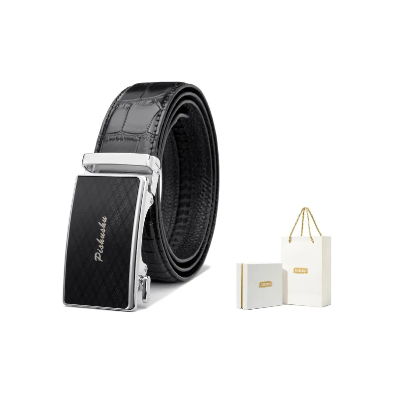 PISHUSHU Leather Belts Men-8