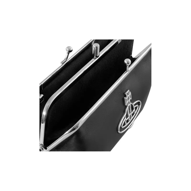 Vivienne Westwood Lambskin Wallet Women's Black-4