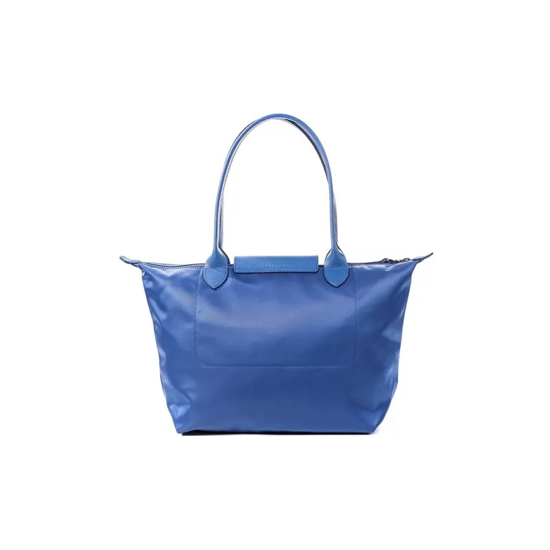 LONGCHAMP Fabric Dumpling Bag, Tote Bag, Shopping Bag, Handbag, Shoulder Bag Women's Blue-4