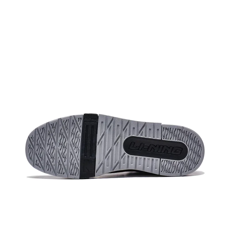 LiNing Journey 1.5 Anti Slip Wear Resistant Low Top Skateboard Shoes Men's Gray Black-5