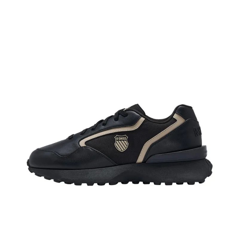 KSWISS Bristol Geneva Shock Absorbers With Slip Resistant Features Low Top Sports Casual Shoes Men's Black-0