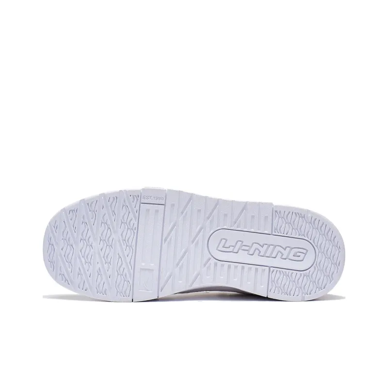 LiNing Journey 1.5 Anti Slip Wear Resistant Low Top Skateboard Shoes Women's White-5