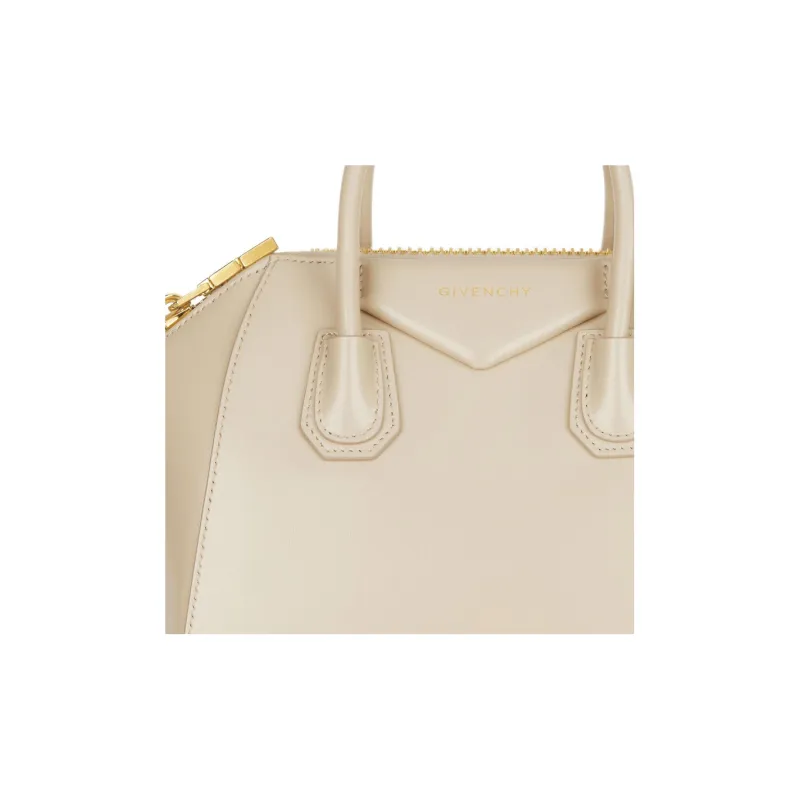 GIVENCHY Antigona Calfskin Shoulder Bag Crossbody Bag Handbag Small Size Women's Natural Beige-4
