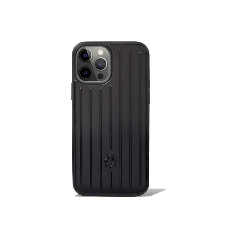RIMOWA Polycarbonate IPhone 12 & 12 Pro Phone Case Merch Unisex Black-0