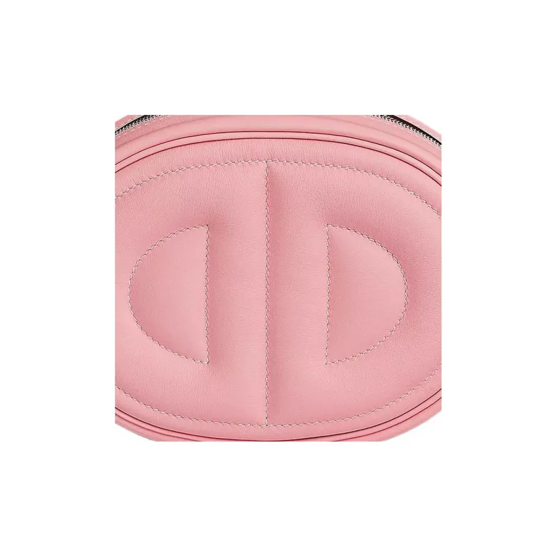 HERMES In The Loop Swift Calfskin Pig Nose Fanny Pack Regular Women's Cherry Blossom Pink-4