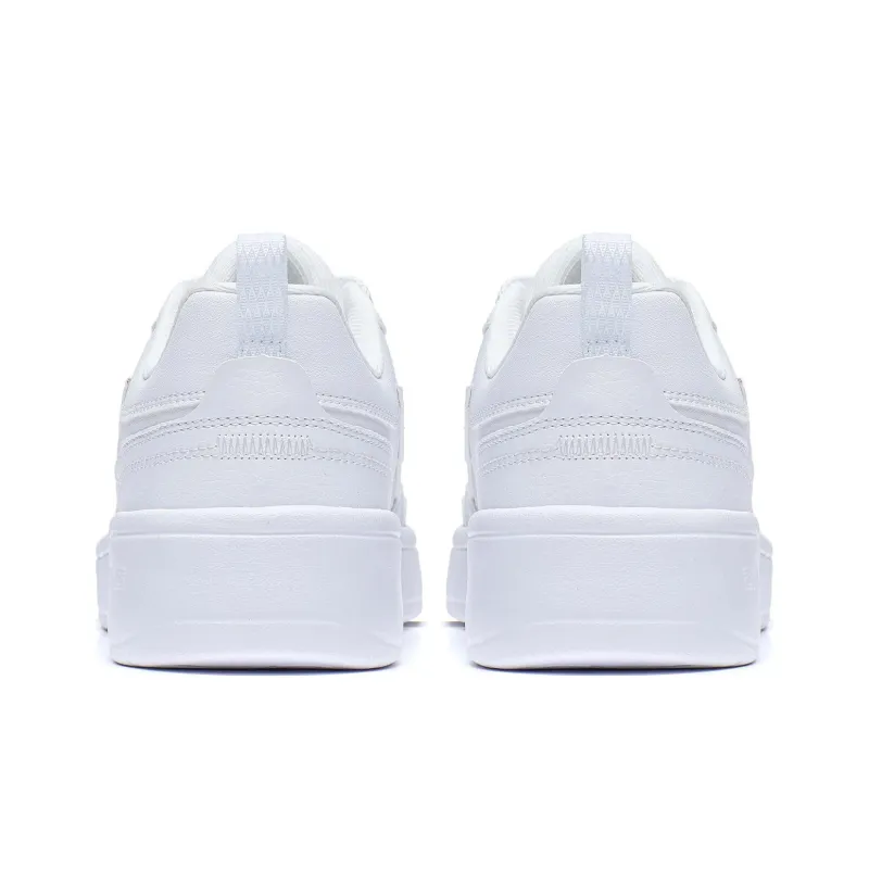 LiNing Acer Truncatum Cushioning Anti-Slip And Wear-Resistant Low-Top Skateboard Shoes Women's Standard White-5
