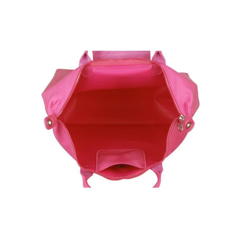 LONGCHAMP Le Pliage Néo Nylon Shoulder Bag Crossbody Bag Handbag Women's Rose Red-4
