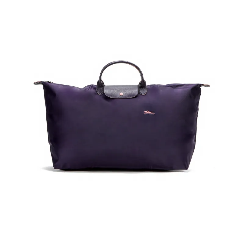 LONGCHAMP Le Pliage Club Fabric Dumpling Bag Travel Bag Handbags Large Size Women's Purple-0