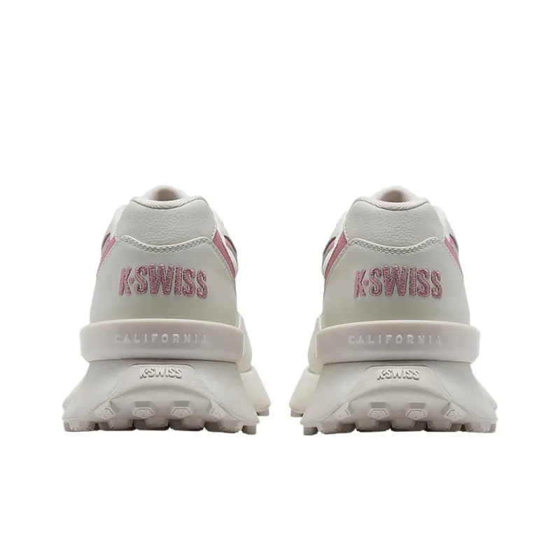 KSWISS Shock Absorbers With Slip Resistant Features Low Top Sports Casual Shoes Women's White Pink-4