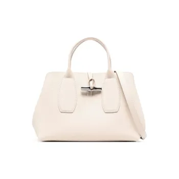 LONGCHAMP Medium Roseau Leather Tote Bag