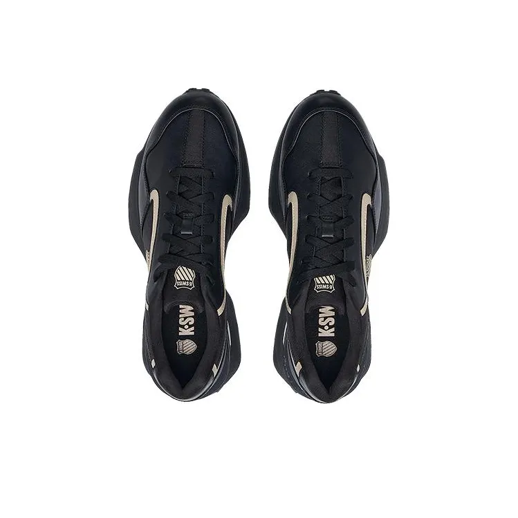 KSWISS Bristol Geneva Shock Absorbers With Slip Resistant Features Low Top Sports Casual Shoes Men's Black-3