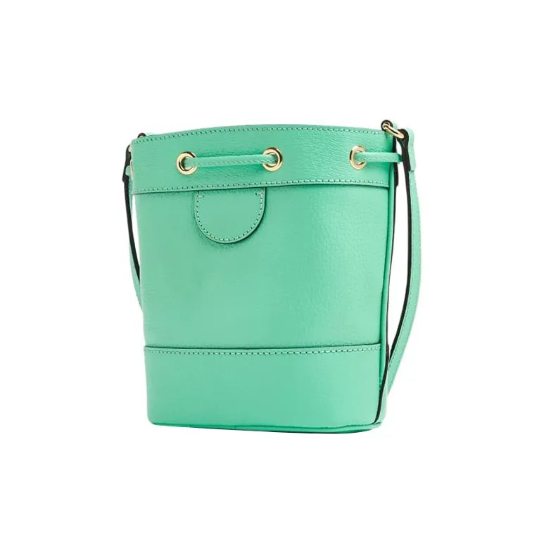 GUCCI Ophidia Leather Bucket Bags Crossbody Bag, Shoulder Bag Women's Mint Green-1