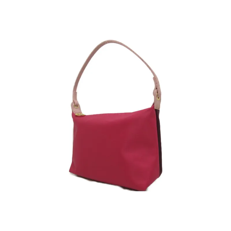 LONGCHAMP Le Pliage Re-play Canvas With Leather Trim Shoulder Bag Handbag Shoulder Bag Women's Peach Pink-1