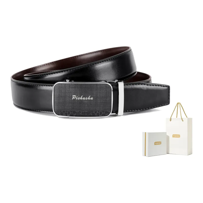 PISHUSHU Leather Belts Men-8
