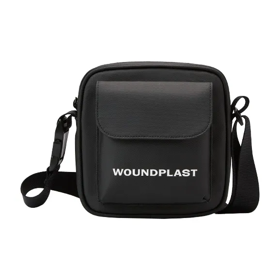 WPT PU Nylon Fabric Small Square Bag Crossbody Bags Small Size Unisex Black/Khaki/White-2