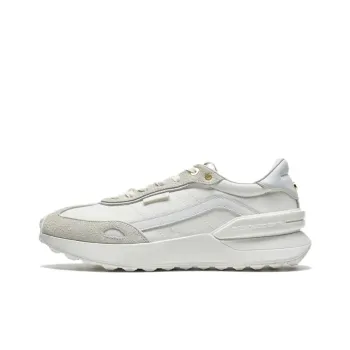XTEP Shaolin Collection Anti Slip Wear Resistant Low Top Sports Casual Shoes Men's Sail White