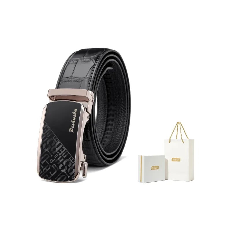 PISHUSHU Leather Belts Men-8