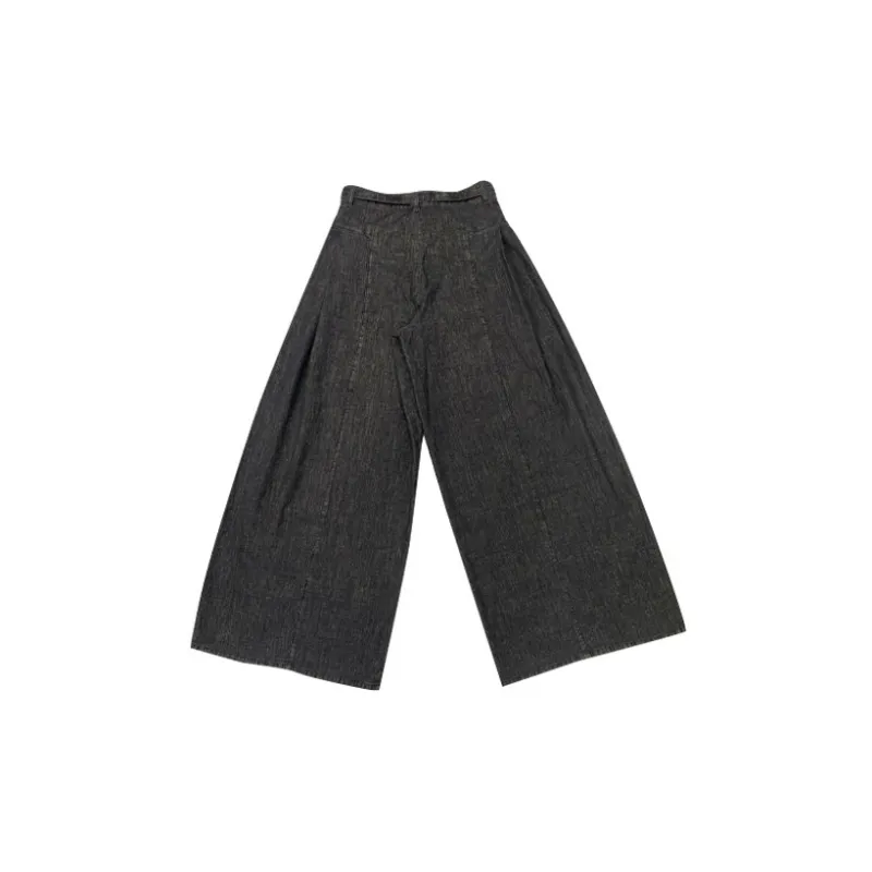 CHANEL 23 Spring Summer New Arrivals 23S Jeans Women's Black-1