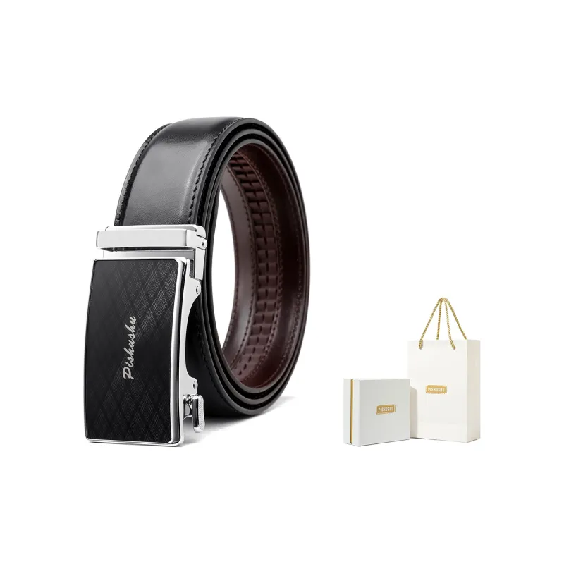 PISHUSHU Leather Belts Men-3