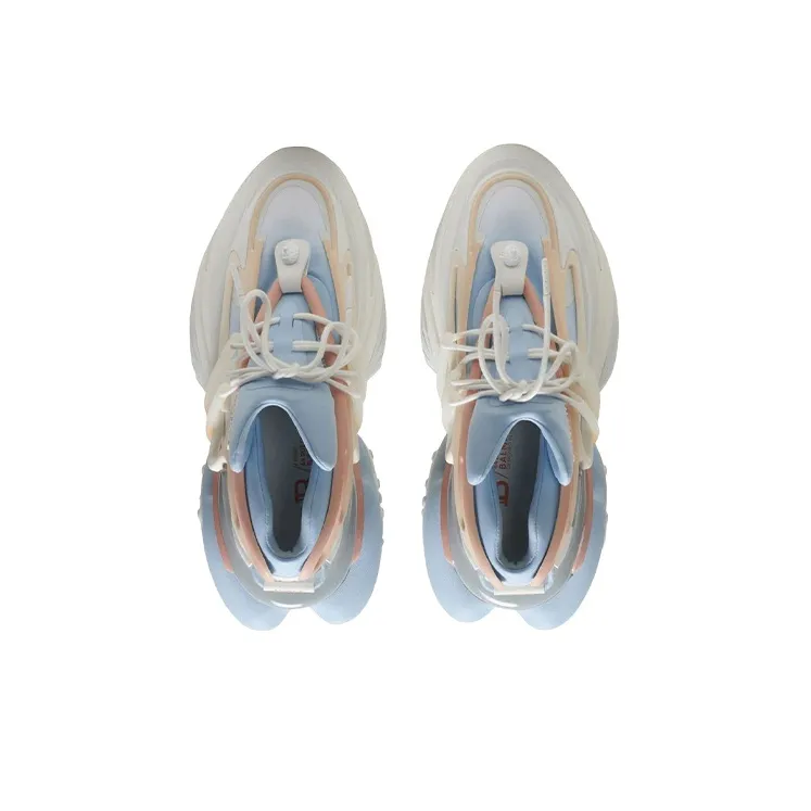BALMAIN Unicorn Low Top Sports Lifestyle Casual Shoes Women's Blue White-2