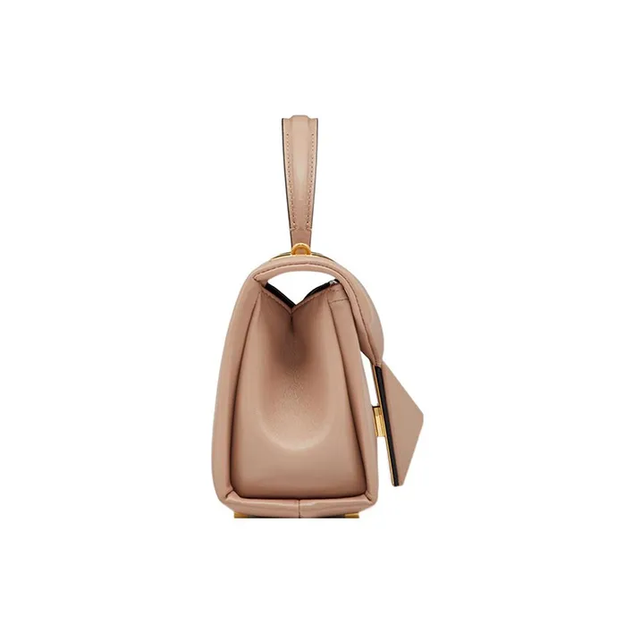 Valentino One Stud Napa Lambskin Shoulder Bag Crossbody Bag Handbag Mini Women's Cinnamon Pink-2